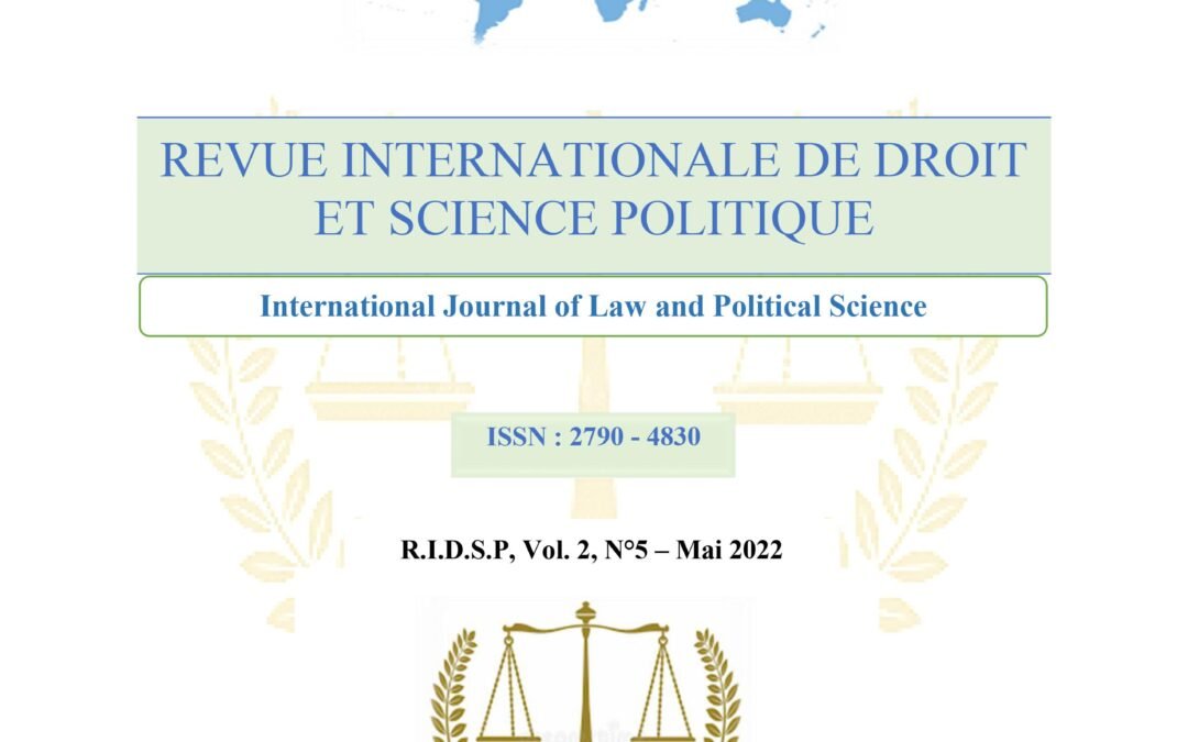 RIDSP, Vol 2, N°5- mai 2022