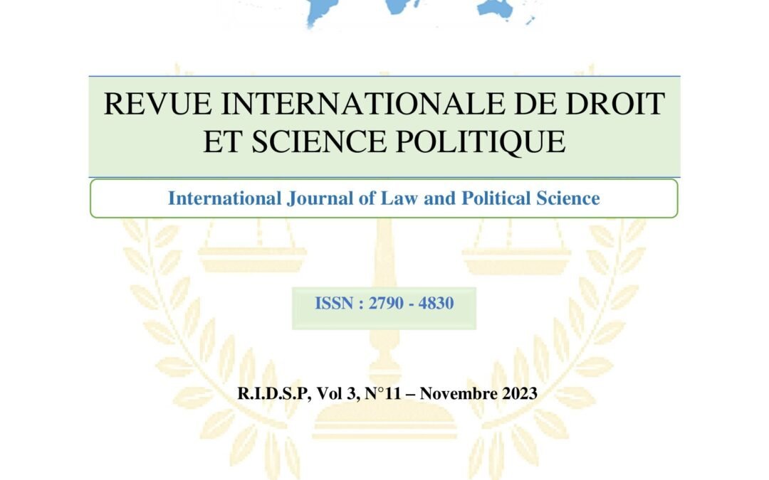 RIDSP, Vol. 3, N°11 – Novembre 2023