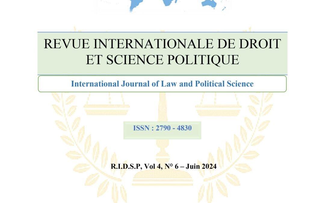 RIDSP, Vol. 4, N°6 – Juin 2024
