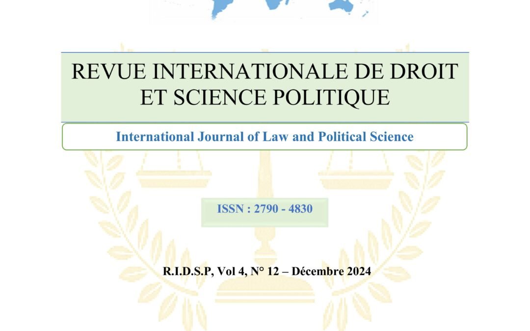 RIDSP, Vol. 4, N°12 – Décembre 2024