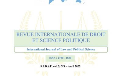 RIDSP, Vol 5, N°4 – Avril 2025