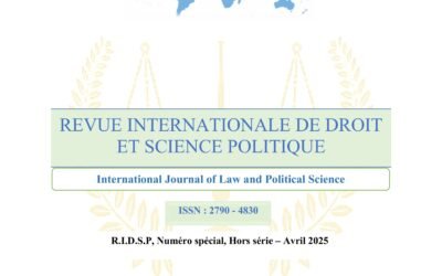 RIDSP, Vol 5, numéro Spécial – Avril 2025