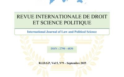 RIDSP, Vol 5, N°9 – Septembre 2025