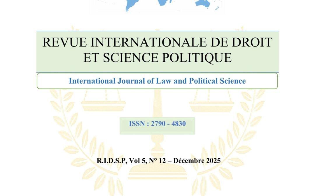 RIDSP. Vol 5, N°12 – Décembre 2025