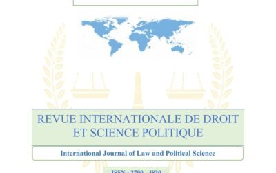 RIDSP Vol 6, N° 08 – Août 2026
